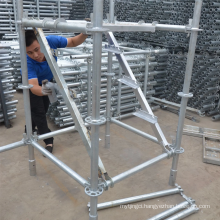 scaffolding bricklayers q235 painted hot dipped galvanized steel scaffold ringlock for construction